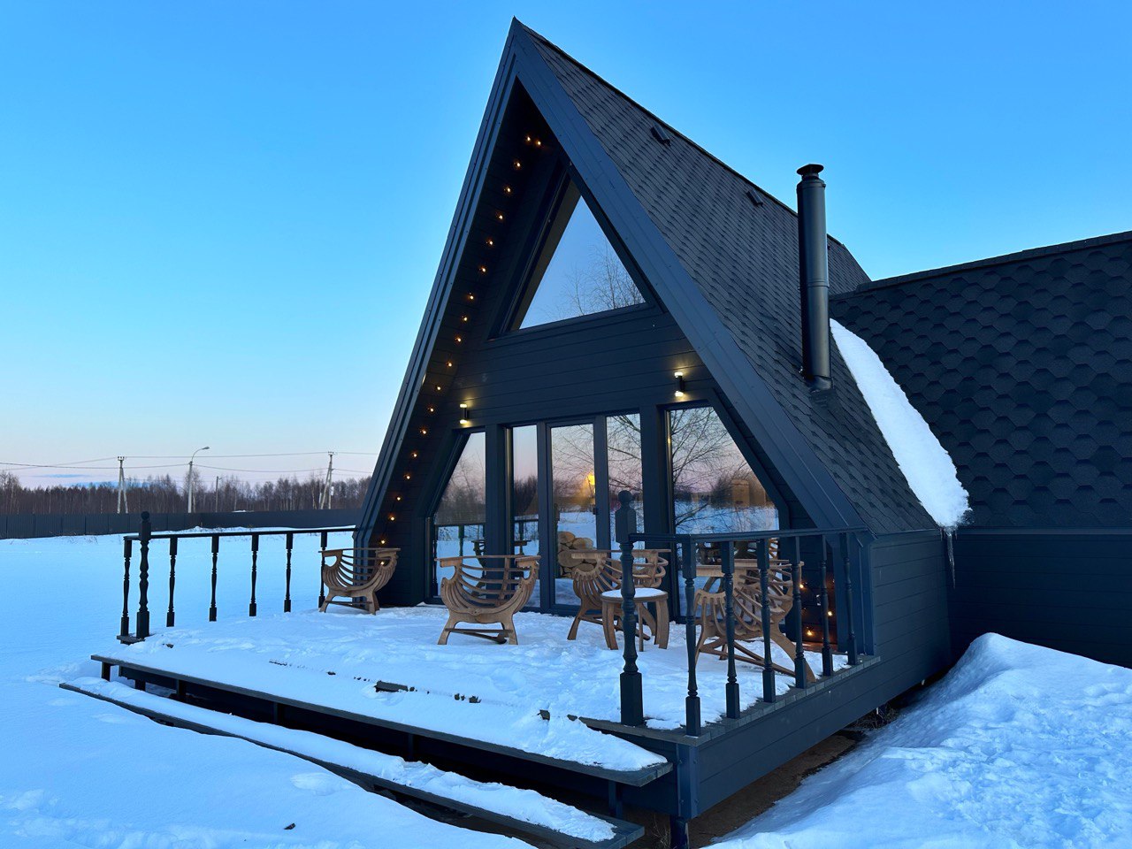 Дизайнерский дом Luxe A-Frame  